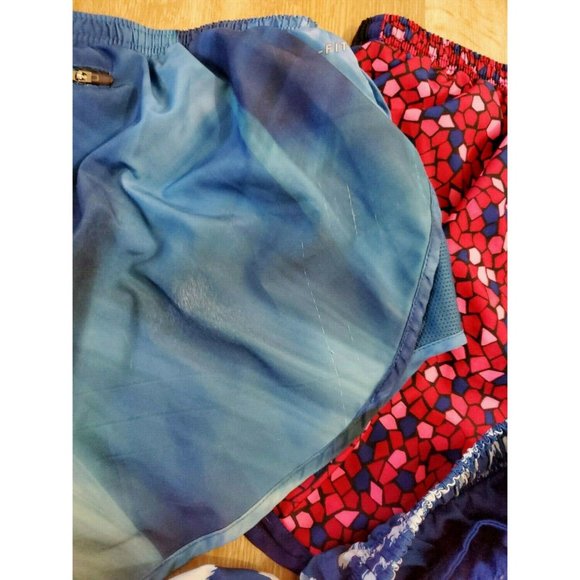 Nike Womens Lot of 3 Blue Red Shorts Size Medium - Picture 6 of 6